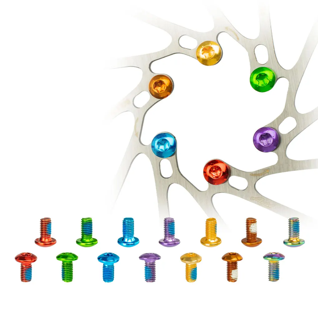 自転車ブレーキスクリュー,ディスクブレーキボルト,交換部品,オレンジ,12個