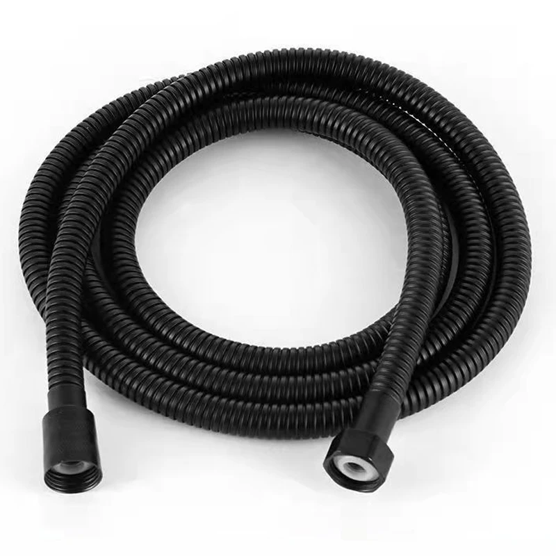 

Очень толстый черный душевой шланг из нержавеющей стали 1/2 дюйма, взрывозащищенный сантехнический шланг для насадки для душа, дождевого душа и смесителя для ванны