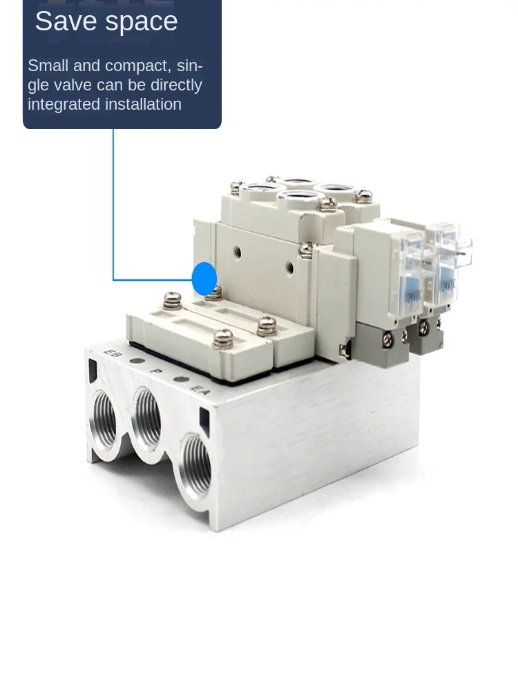 SMC-Type Five-Port Solenoid Valve SY9120/9220/9320-3/4/5/6LZD/MZD/GZD/DZD-02/03