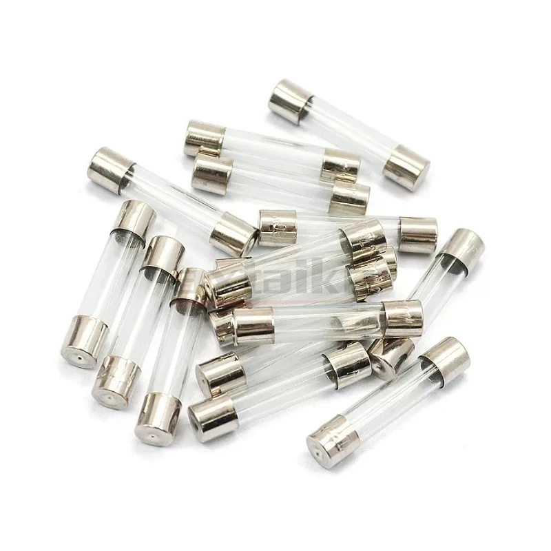 20PCS 5*20MM 6*30MM Glas Sicherung Schnelle Sicherung 250V F0,1A 0,2A 0,5A 1A 2A 3A 3,15A 4A 5A 6A 7A 8A 10A 12A 15A 20A 25A 30A 500mA 5x20MM