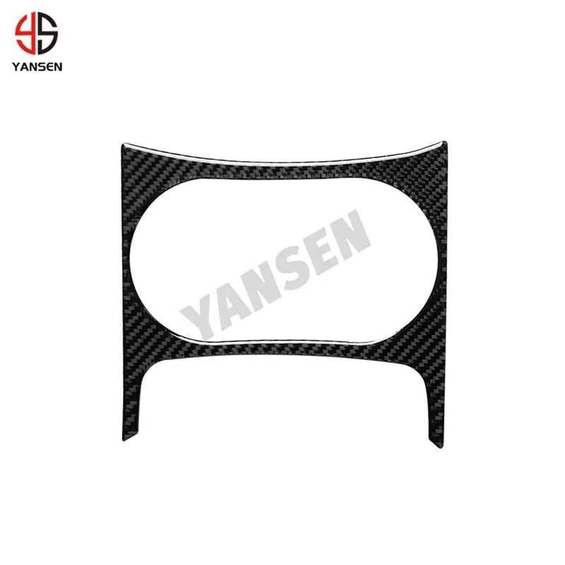 

Car Water Cup Holder Panel Trim Carbon Fiber Sticker For Audi Q5 8R 2010-2017 Car Interior Accessories