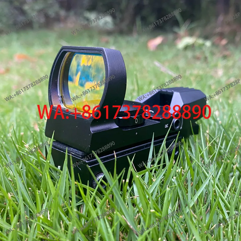 

Eagle four-point sight red dot high-quality metal iris adjustable red and green 20mm model slingshot accessories