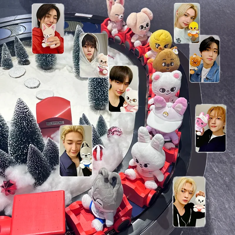 

SKZOOX Zootopia co branded full card+seated animal doll SKZ cartoon plush bangchan felix children's adult fan gift decoration