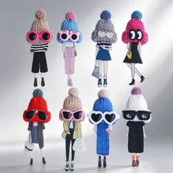 8pcs Cute Brooch For Woman Lady Acrylic Brooch Pins Christmas Gifts