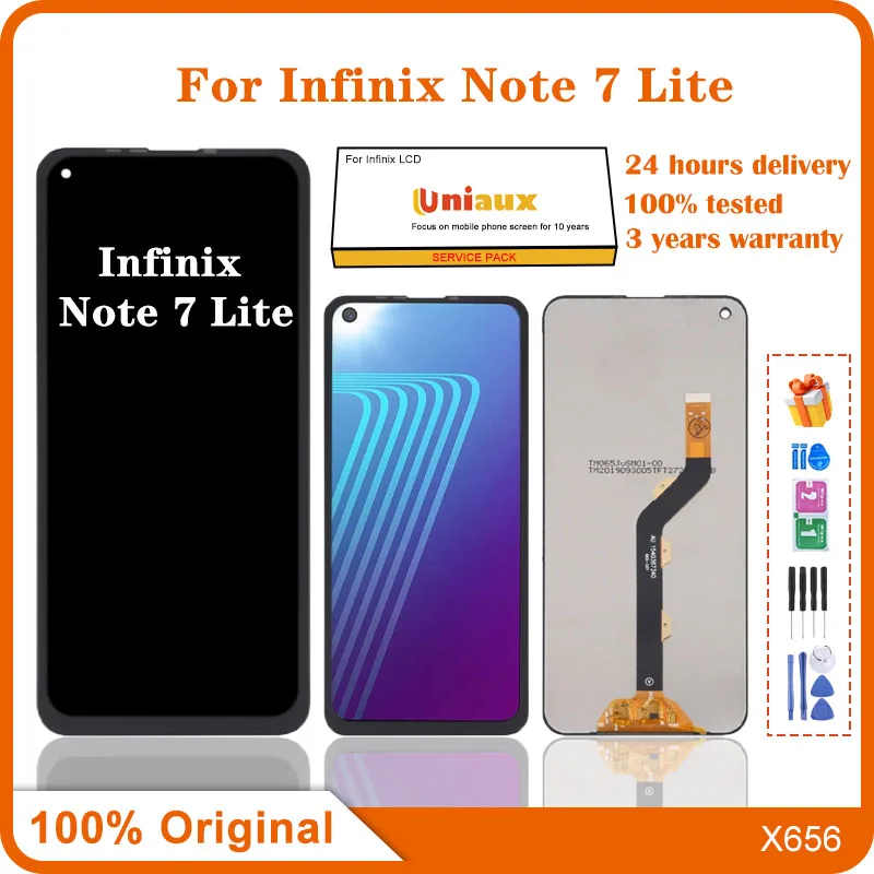 

For Infinix Note 7 Lite Mobile Phone LCD Screen Display assembly Touch Screen LCD Panel Replacement