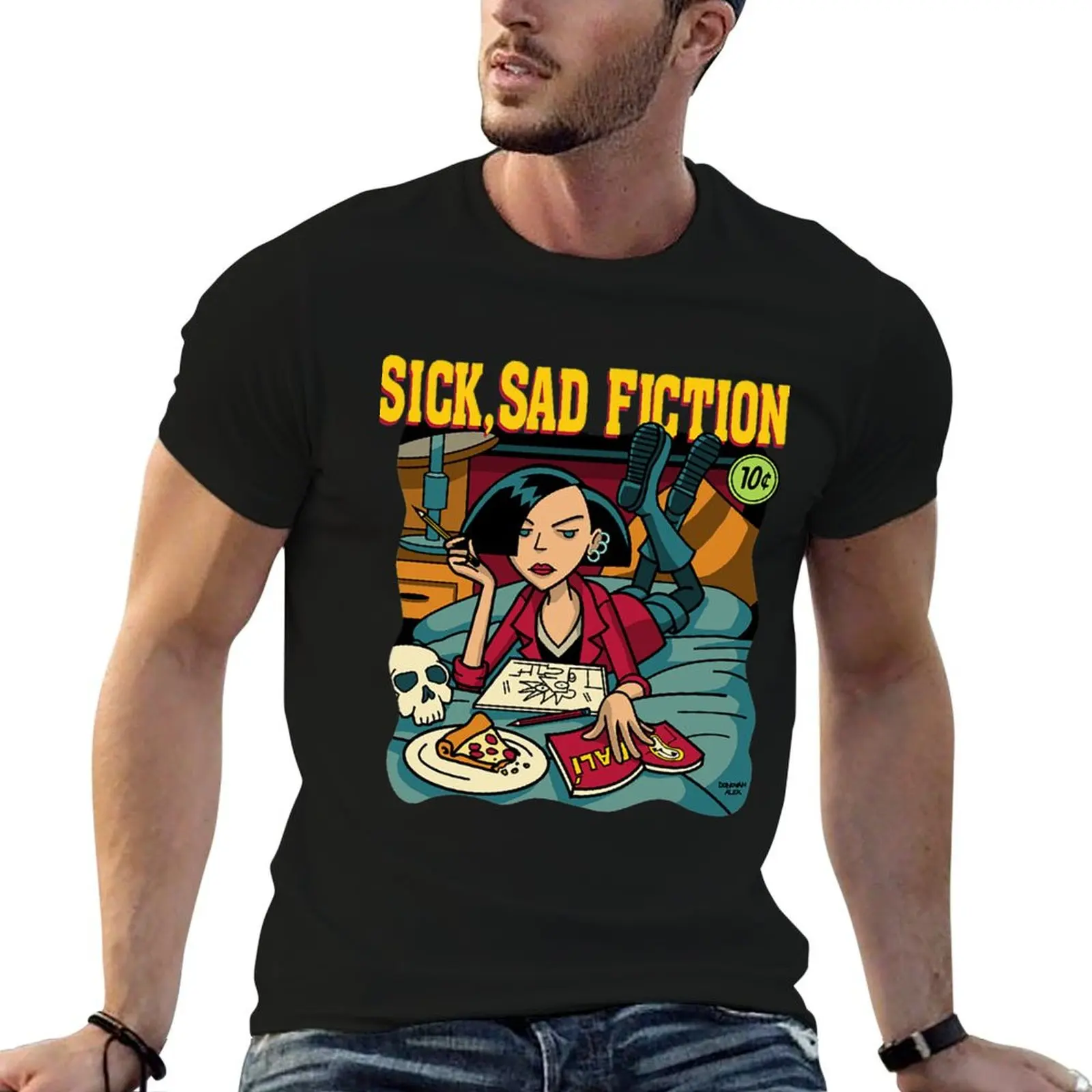 

Daria T-ShirtSick Sad Fiction T-Shirt funny t shirts man t shirts with prints t shirts for man cotton funny T-Shirt