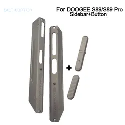 Original DOOGEE S89/S89 Pro Battery Cover Left and Right Decorative Parts Middle Metal Frame With Side Key For DOOGEE S89 Phone