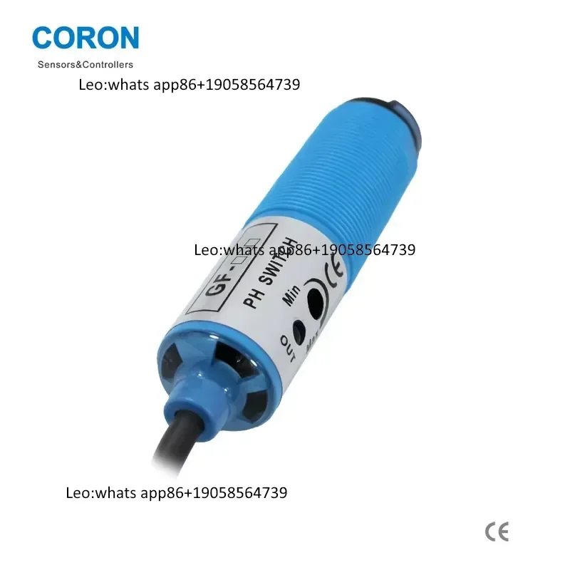 GF-T10-P Through-Beam Type Photoelectric Sensor Plastic Thread Cylindrical PNP Output IEC IP65 12-24VDC