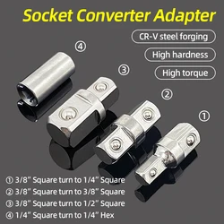 Socket adapter Converter Reducer Set 3/8 To 1/2 3/8 1/4 1/2 To 1/2 Impact Drive Ratchet Wrench Socket Adaptor Repair Hand Tool