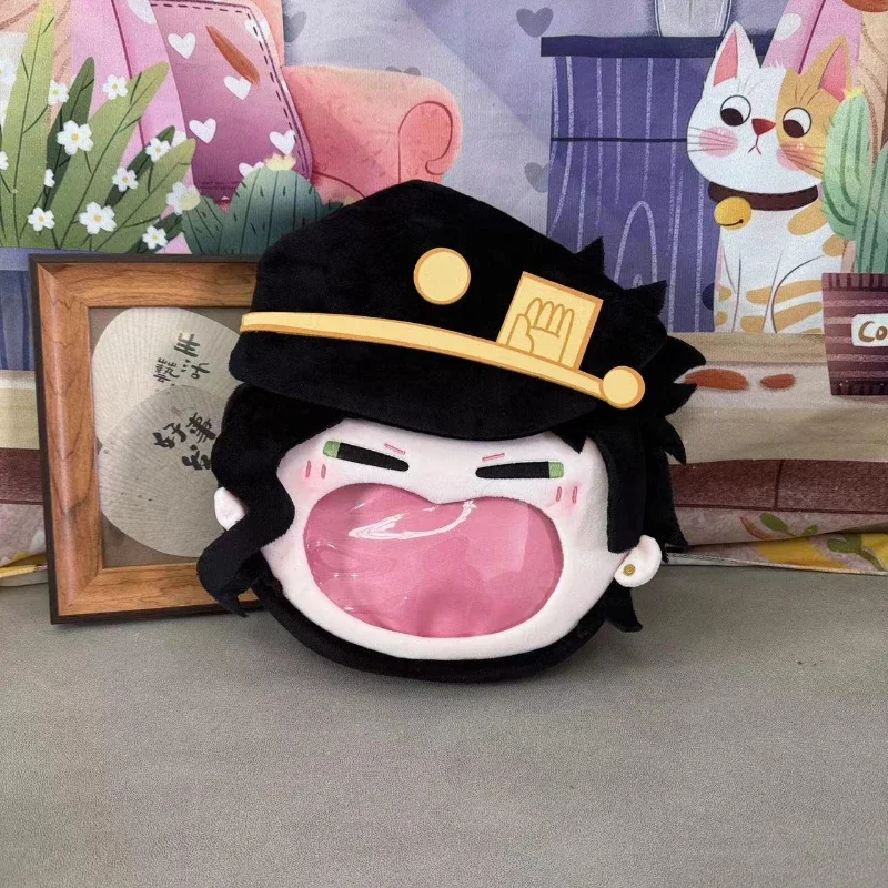 Japanese Anime Role Kujo Jotaro Kawaii Cosplay Plushies Backpack Itabag Lolita Girls Big Mouth Transparent Bags Fans Decor Gifts