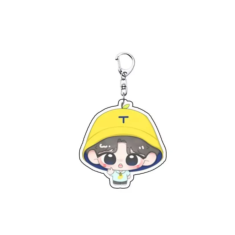 "Reverse Love"Tian Xuning Lemon Water,Little lemon pendant, cute fresh acrylic keychain, schoolbag, cartoon best friend material