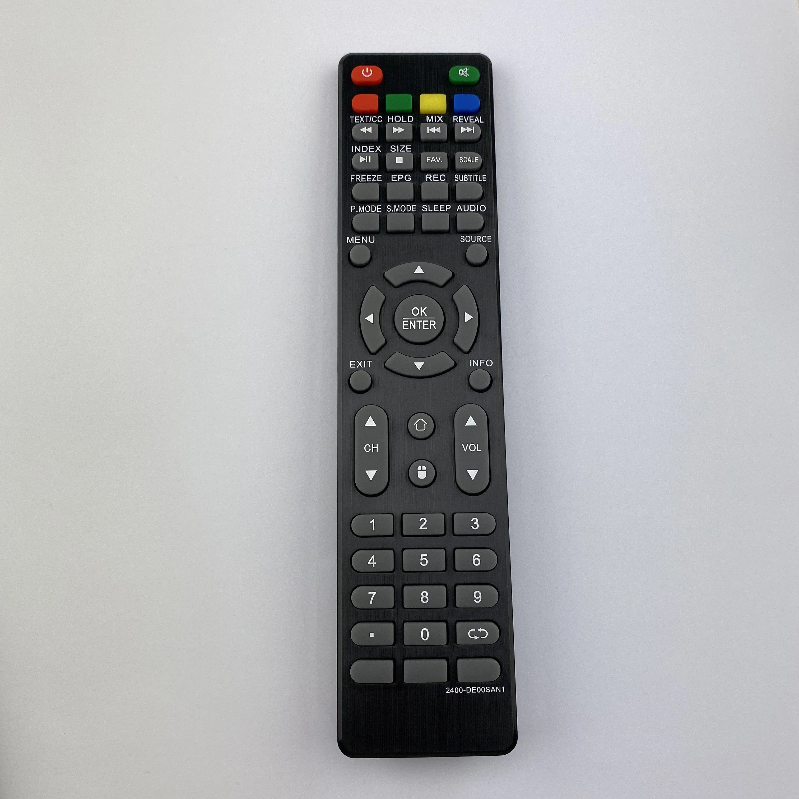New 2400-DE00SAN1 DE00SUN1 DE00ZTR1 Remote Control for SANSUI SUNLING ZITRO TV with Fly Mouse Key