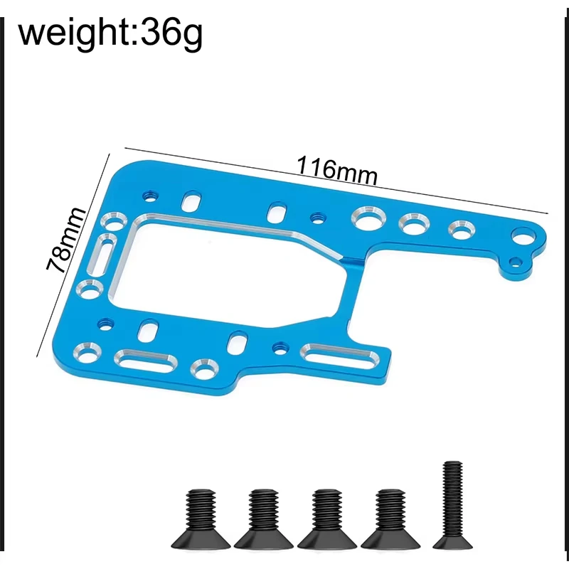 TO‑254‑MP11 One‑Piece Aluminum Engine Mount for Kyosho MP11 1/8 RC Nitro Buggy Upgrade Parts