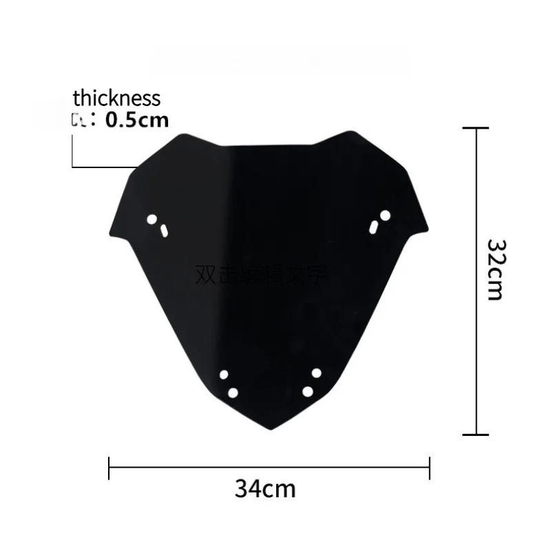 Motorcycle Windshield Extension Spoiler Clips Windshield Heightened Windscreen Accessories FOR YAMAHA XMAX300 2023