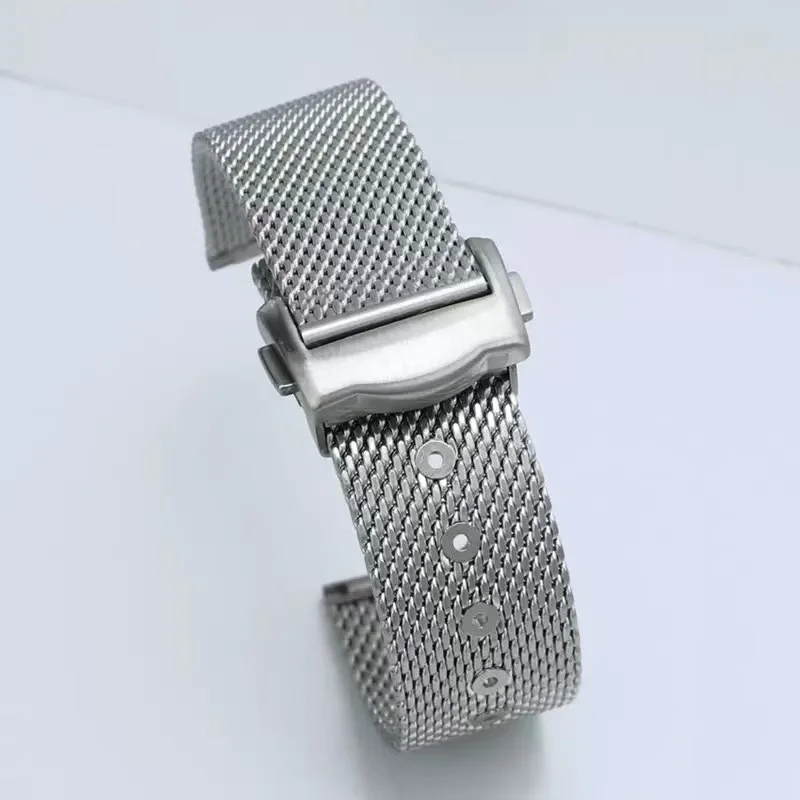 Stainless Steel Men's Strap 20mm Wide for Omega Seahorse Series 300m Diving Watch Wristwatch Tools & Parts