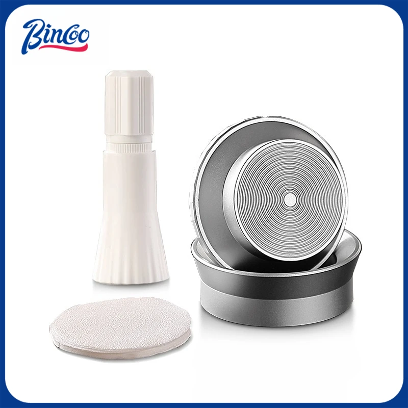 BINCOO Three-Valve and Two-Valve Moka Pot Valve-Specific Powder Dispenser Includes Loose Powder Needle and Filter Paper Set Coff