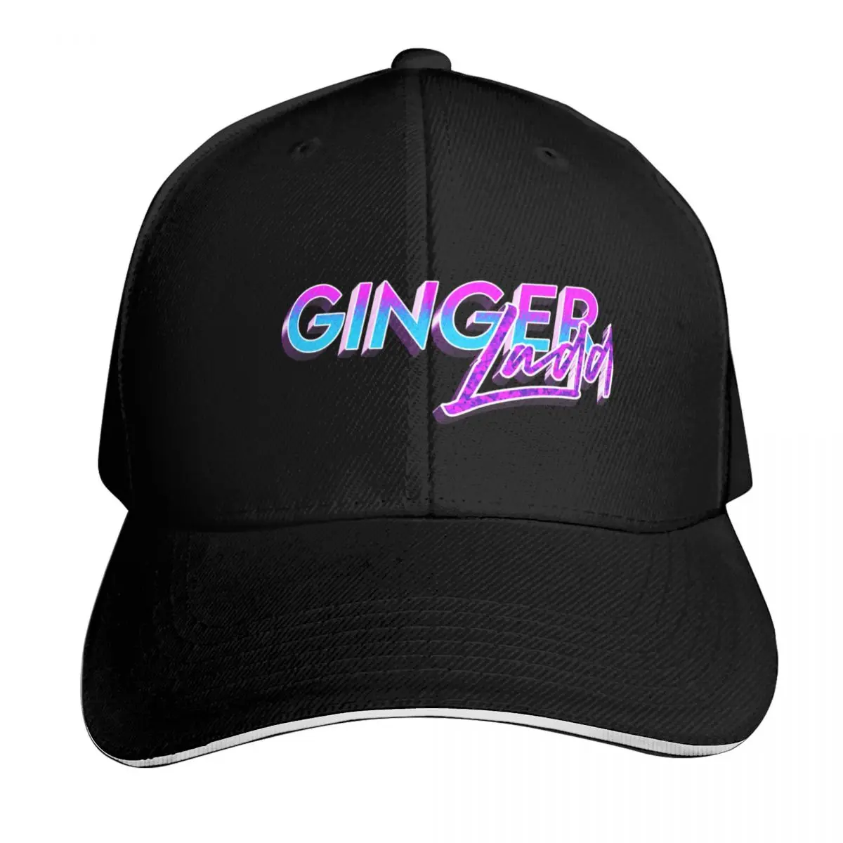 Like Totally, Ginger Ladd 2021 Baseball Cap Quick Dry Performance Cotton Twill Breathable Contrast Two Tone Brim