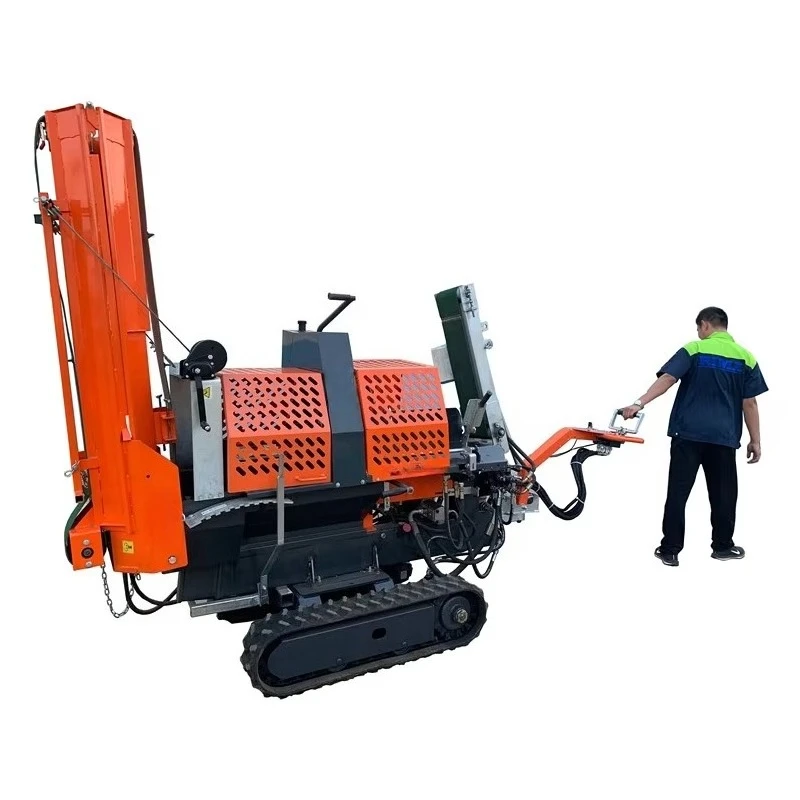 20 Ton Automatic Firewood Processor / Wood Processor with Track Hot Product 2026 Provided Log Splitter Farm & Forest Machine 530