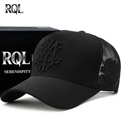 Big Size Hats for Men High Profile Baseball Cap Xl Male 2022 Summer Mesh Cap Embroidery Totem Dad Hat Trucker Hat Hip Hop Luxury