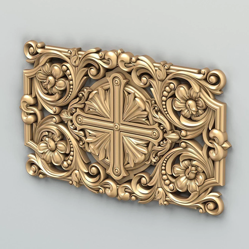 Groothandel uitgesneden fineer decoratieve paneelstickeraccessoires