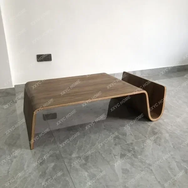 طاولة مركزية حديثة بتصميم منتصف القرن للإفطار، أثاث غرفة المعيشة والمجلات، طاولة سرير الشاي ذات نهاية جانبية لأجهزة الكمبيوتر المحمول #2