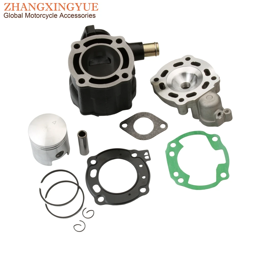 Scooter 70cc Big Bore Cylinder Kit & Head For Suzuki Katana 50 Zillion 50cc LC 47mm/12mm 2-Stroke