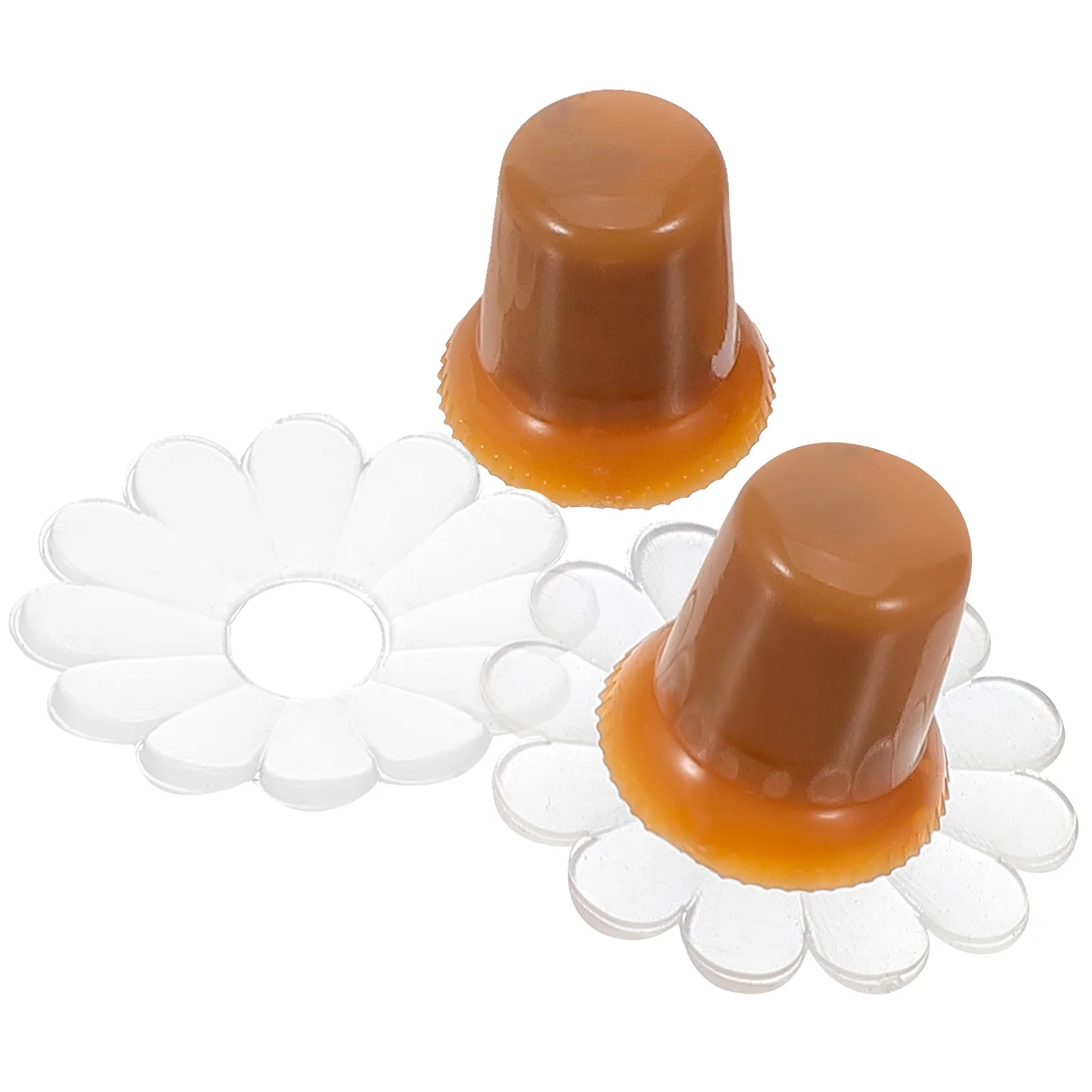 2 مجموعات مظلة القمم حامي البلاستيك تلميح غطاء للمطر مظلة الشمس إصلاح الملحقات خفيفة الوزن دافئ صالح استبدال قبعات