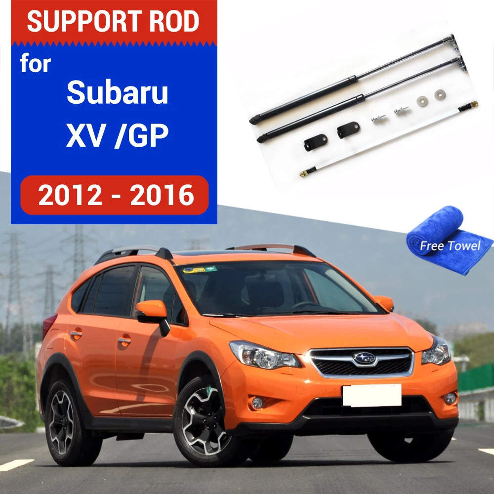 Qty(2) Front Hood Gas Spring Damper For Subaru XV Crosstrek GP 2012-2016 Shock Lift Strut Bars Support Rod Car-Accessories