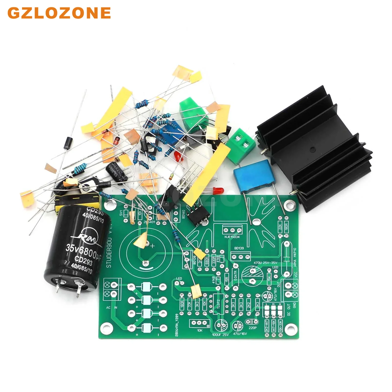 Base Op Studer 900 Circuit Voeding Diy Kit/Afgewerkt Board Voor Voorversterker/Dac 5-24V