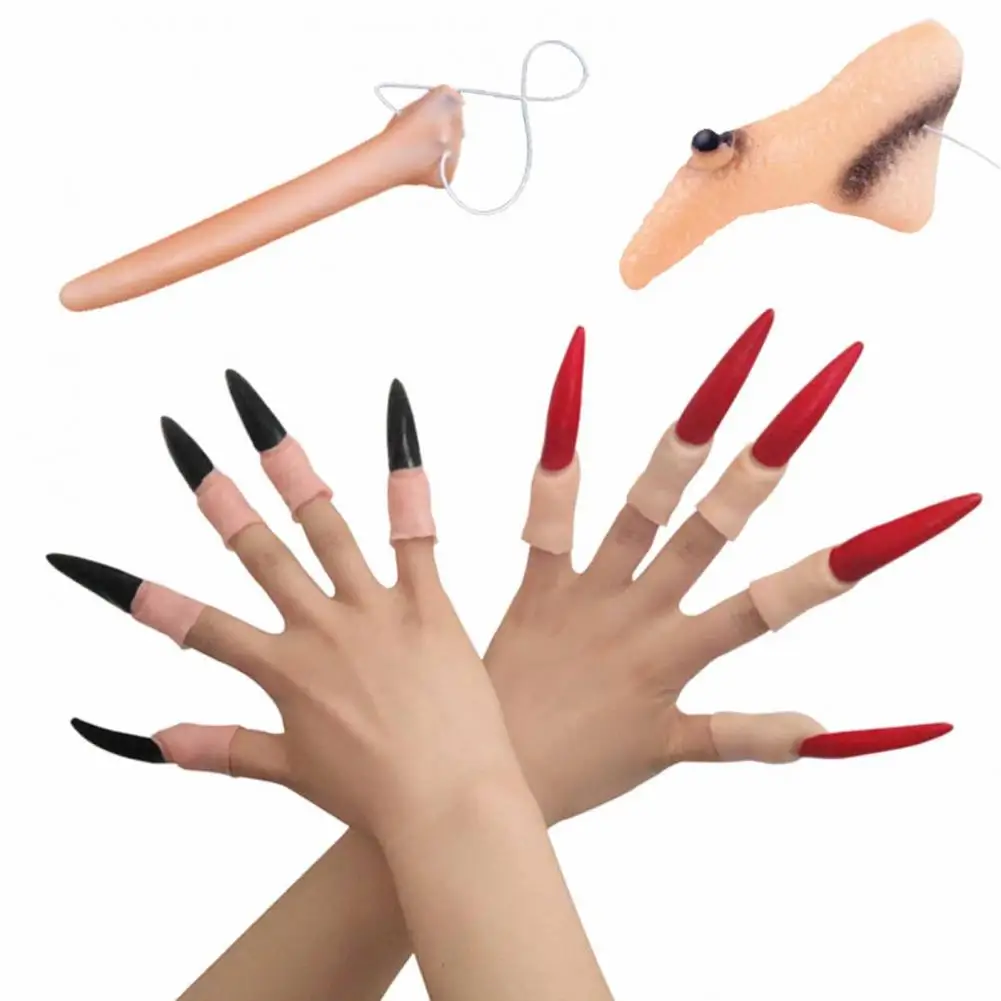 Simple Nose Props False Nose for Halloween Fun Halloween Witch Nose for Cosplay Masquerade Props Easy to Wear for Dressing