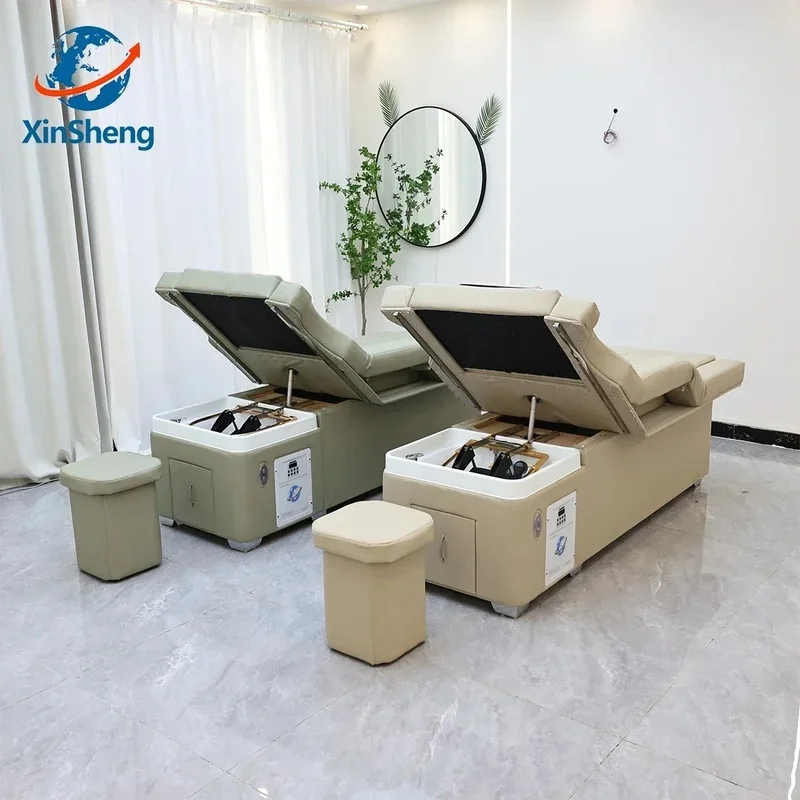 XinSheng Hair Washing & Fumigation Shampoo Bed Head SPA Salon Station Massage Table Massage Beds Hair Salon Commercial Furniture