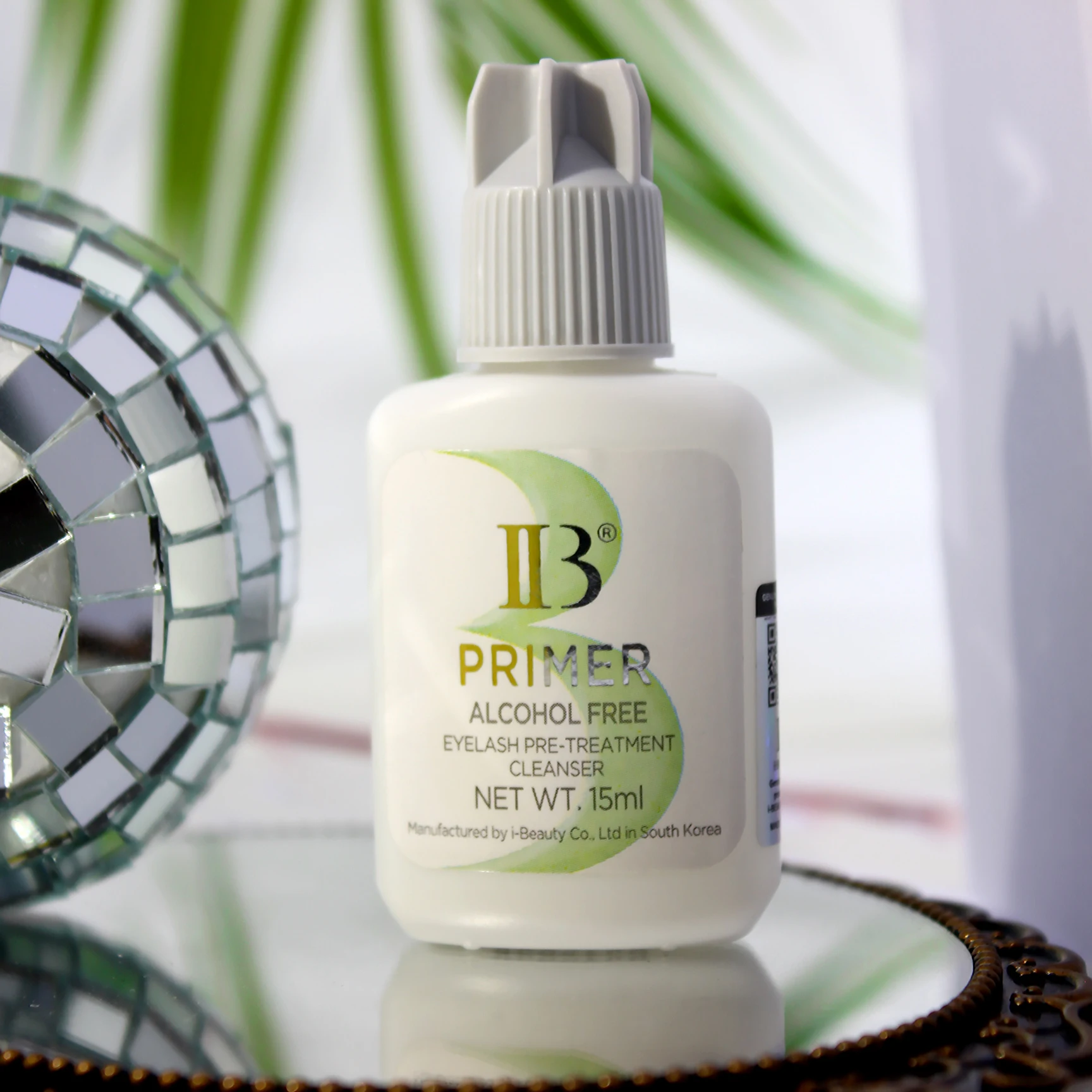 1Bottle IB Alcohol-free Primer Eyelash Extension Booster Long Lasting Original Korea Adhesive Supplies Makeup Glue Stronger Tool