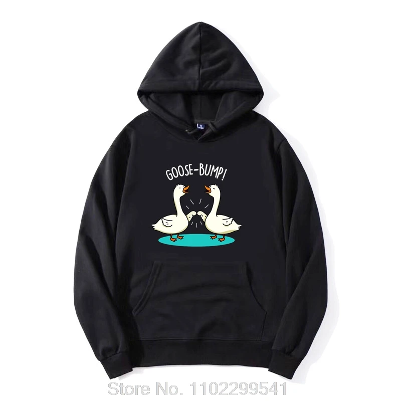 Kawaii Silly Goose Hoodie dos homens, Moletom extragrande, Streetwear personalizado, Casual Hoody, Commuter, Engraçado