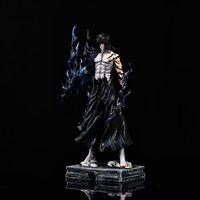 Bleach Anime Figure Ichigo Figure Saigo No Getsuga Tenshou Action Figurine 31cm Pvc Models Gk Statue Customized Collection Gifts