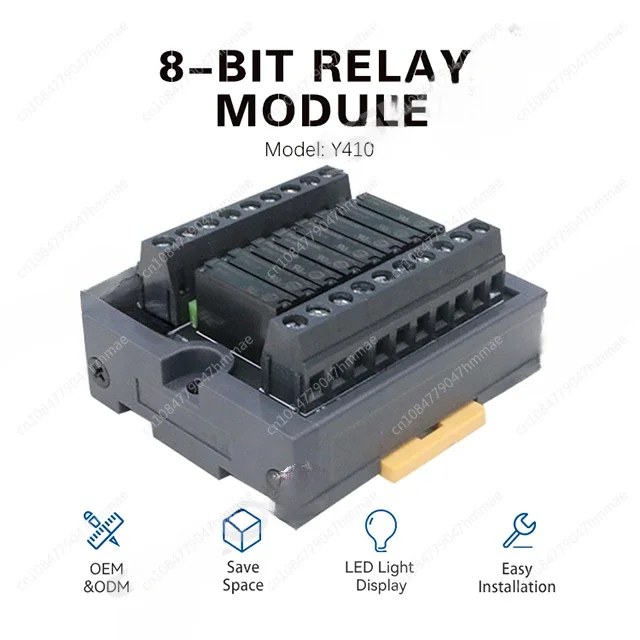 Pluggable 8 Channel Relay Module Dc24v Plc Microcontroller Development Board Accessories Relay