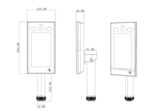 التعرف على الوجه ووحدة تحكم RFID نظام التحكم في الوصول إلى باب كاميرا CCTV #4