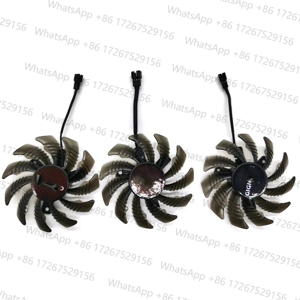 75MM T128010SM PLD08010S12H GTX970 VGA GPU Cooler Fan For Gigabyte GTX 970 Windforce G1 Graphics Cards As Replacement