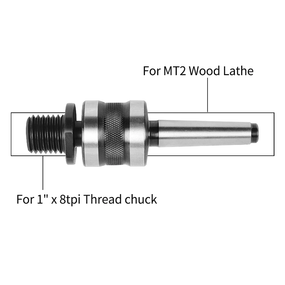 Woodworking Live Tailstock Chuck Adapter to 1\