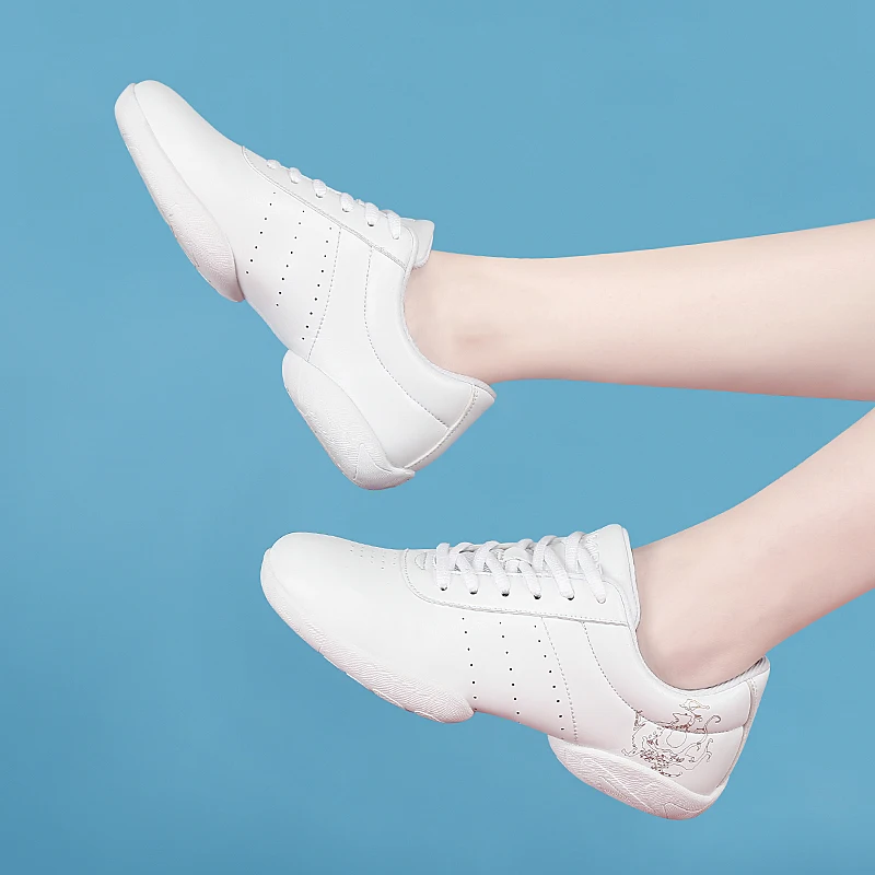 hildren Girls Aerobics Dance Shoes Hip-hop Jazz Shoe Women Competitive Gym Fitness Shoes Soft Sole Kids Woman's Dance Sneakers