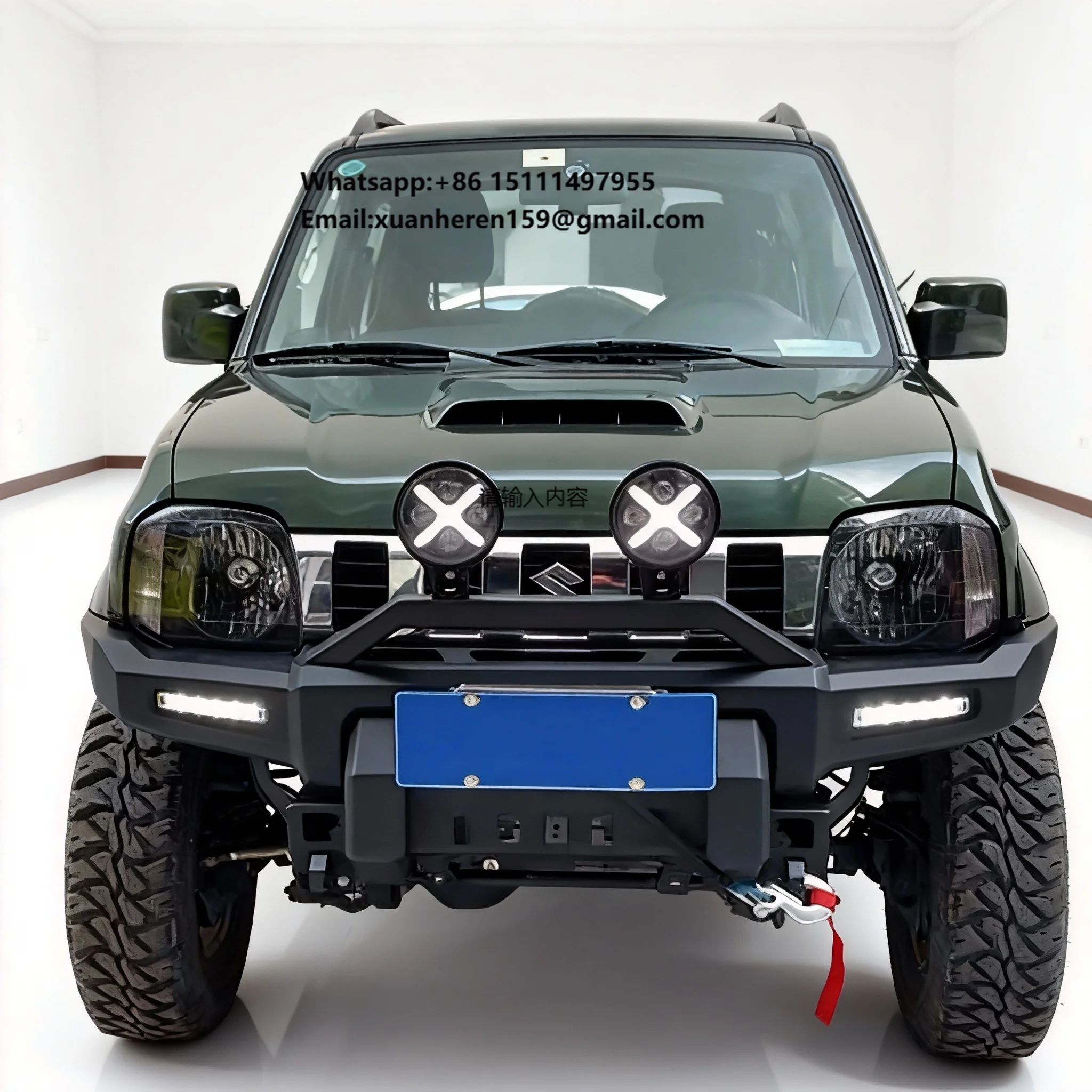 New Suzuki Jimny Leopard Sport Front Bumper Aluminum Alloy Lightweight Protection for Jimny off Road Upgrade