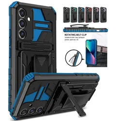 Belt Clip Holster Armor Case For Samsung Galaxy A15 5G A25 A35 A55 A05 A05S A14 A24 A34 A54 A13 A33 Cover Kickstand Coque Funda