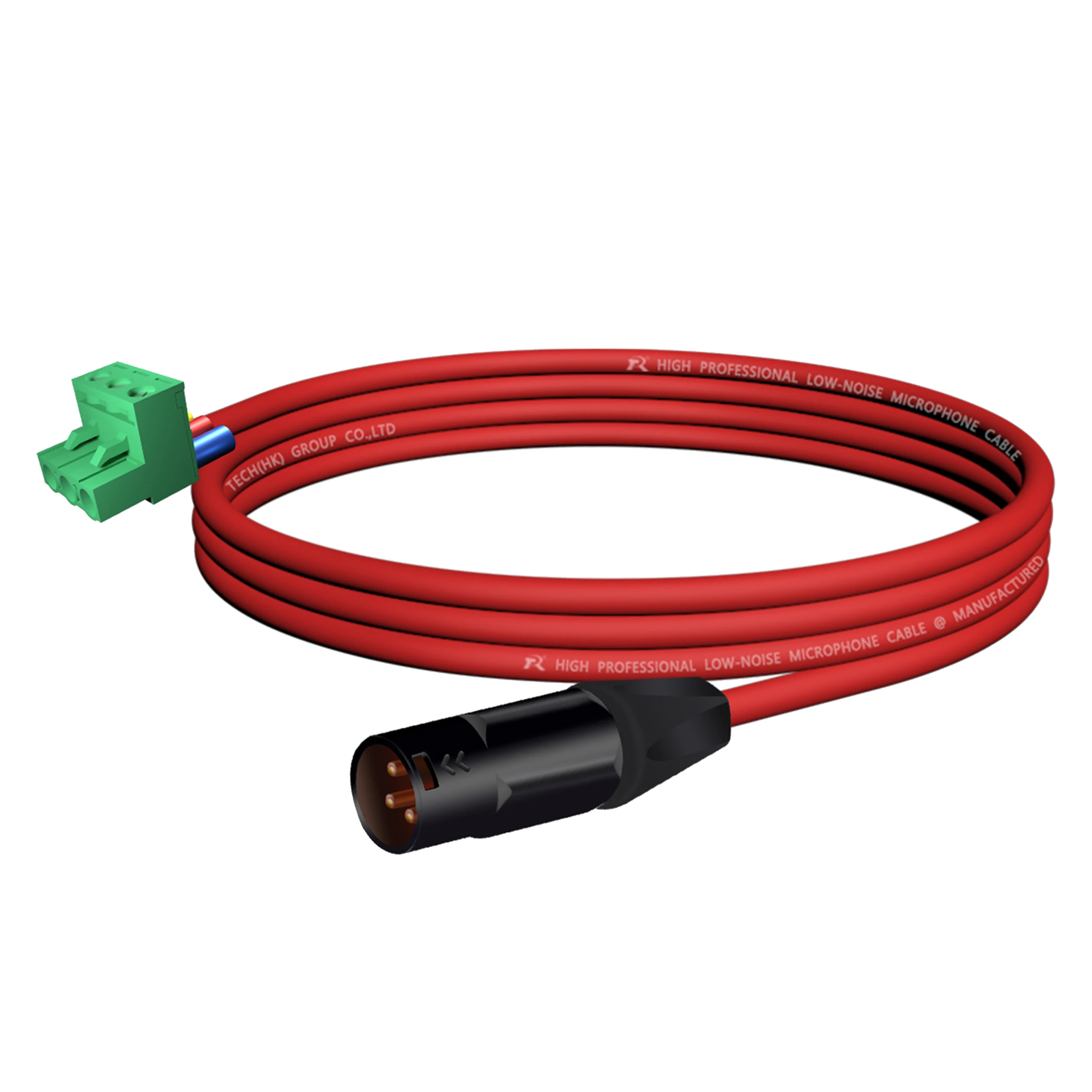 3-adriges XLR-auf-Phoenix-Terminal-Audiokabel ​ Entwickelt für Audio- und Industrieverbindungen, geräuscharm, symmetrische Audioübertragung – Detail 18