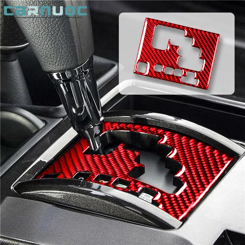 

Gear Panel Cover Trim For Toyota 4Runner 2010 -2020 Carbon Fiber Stickers Car Interior Decorative Accessories