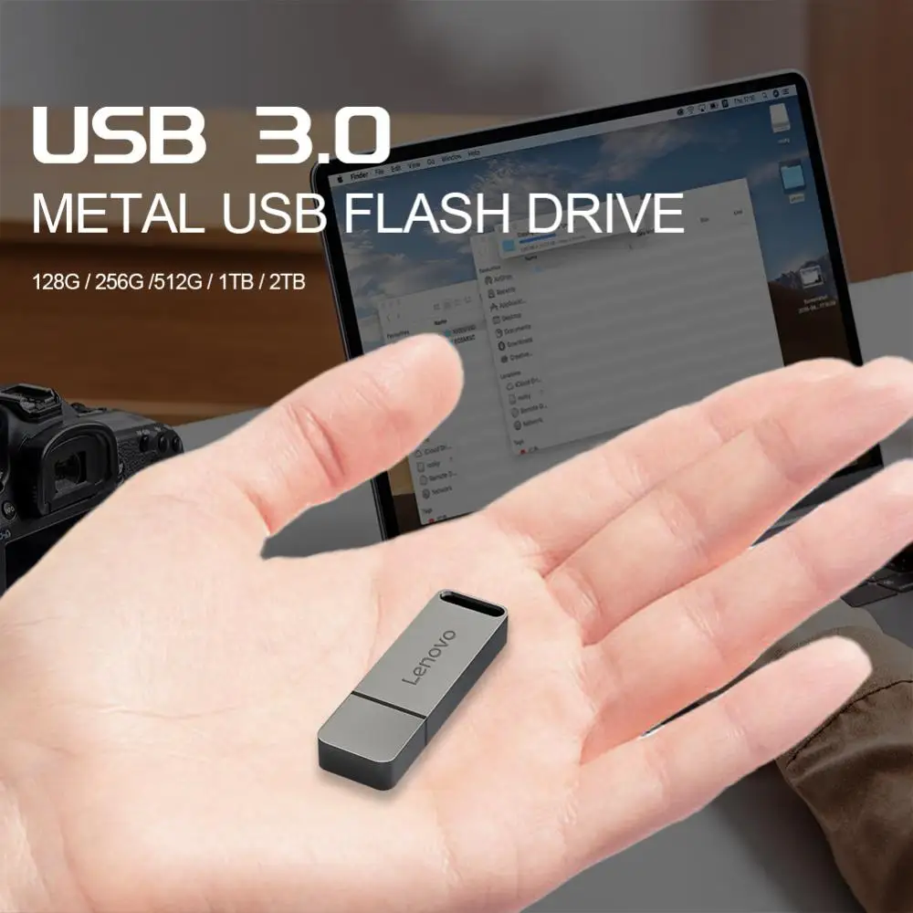 Lenovo USB Flash Drive OTG Pen Drive 2TB 1TB 512GB 256GB Waterproof Usb 3.0 Pendrive 128GB Memory Stick Type-c U Disk Cle Usb