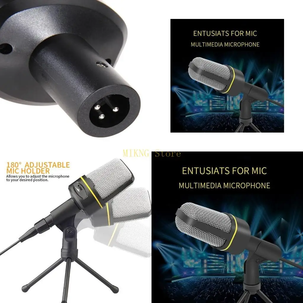 SF920 Professional Recording Microphone 3.5mm Port with Tripod Stand for Gaming best sale