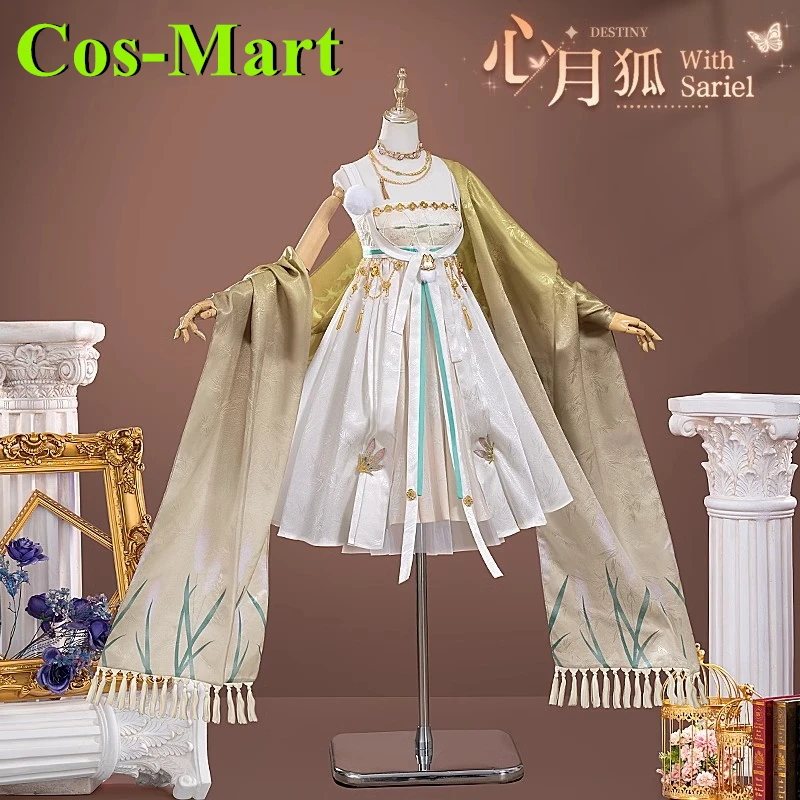 Cos-Mart Light and Night Heroine Cosplay Costume Moon Vixen of Heart Dress Osborn Sariel Evan Charlie Role Play Clothes Game