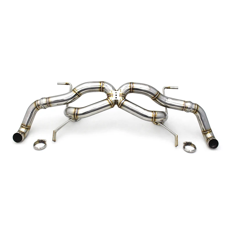 

Yooking Stainless Steel Pipe Muffler Car Part Escape Exhaust System For Audi R8 4.2/5.2 2017-2023