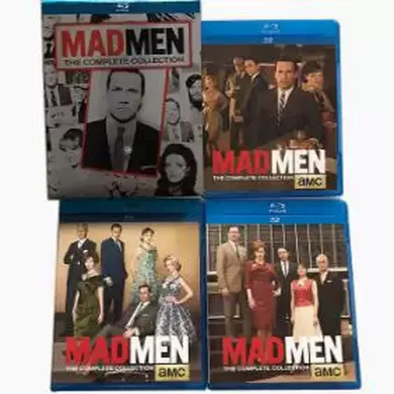 

BD Blu-ray Disc DVD American TV Series Mad Men Seasons 1–7 Collection Chinese and English Dual Subtitles Uncut Full Edition
