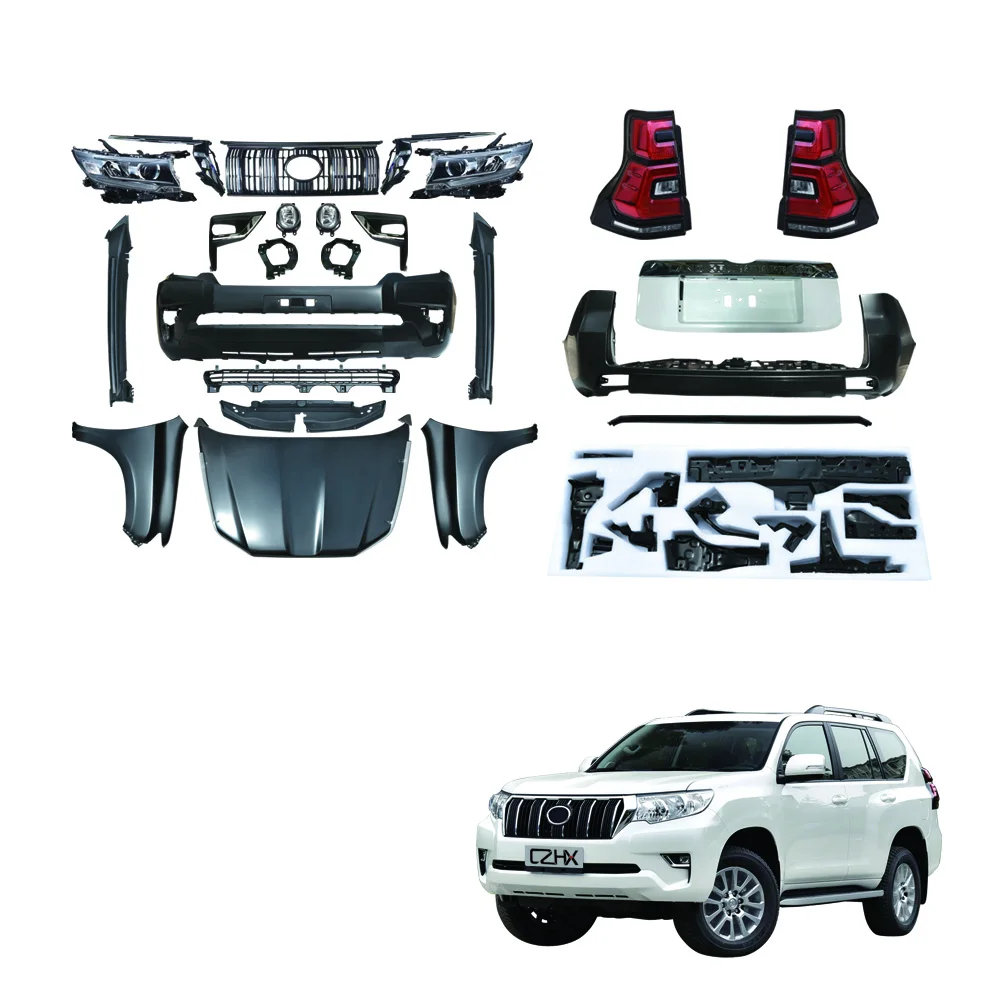 

Upgrade Facelift Bodykit 2018 Prado High Quality Land Cruiser Landcruiser Prado Body Kit Fj150 Front Rear Auto Hilux