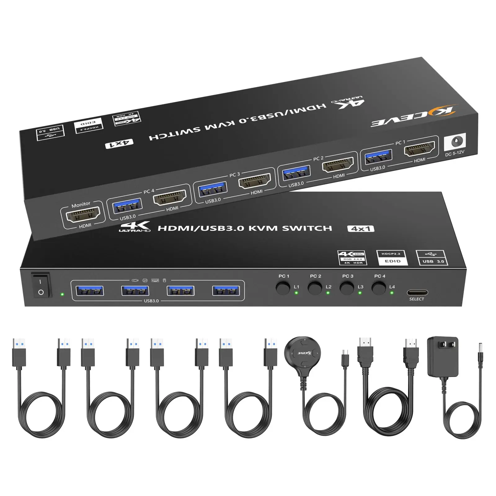 Hdmi Kvm Switch 4 C… - image